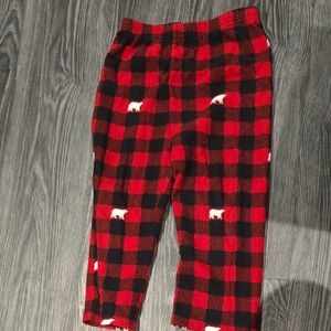 Plaid Red and Black Kids Pajamas